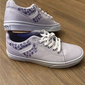 Vans Women's Purple Floral Sneakers